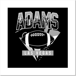 Vintage Las Vegas Football Adams Posters and Art